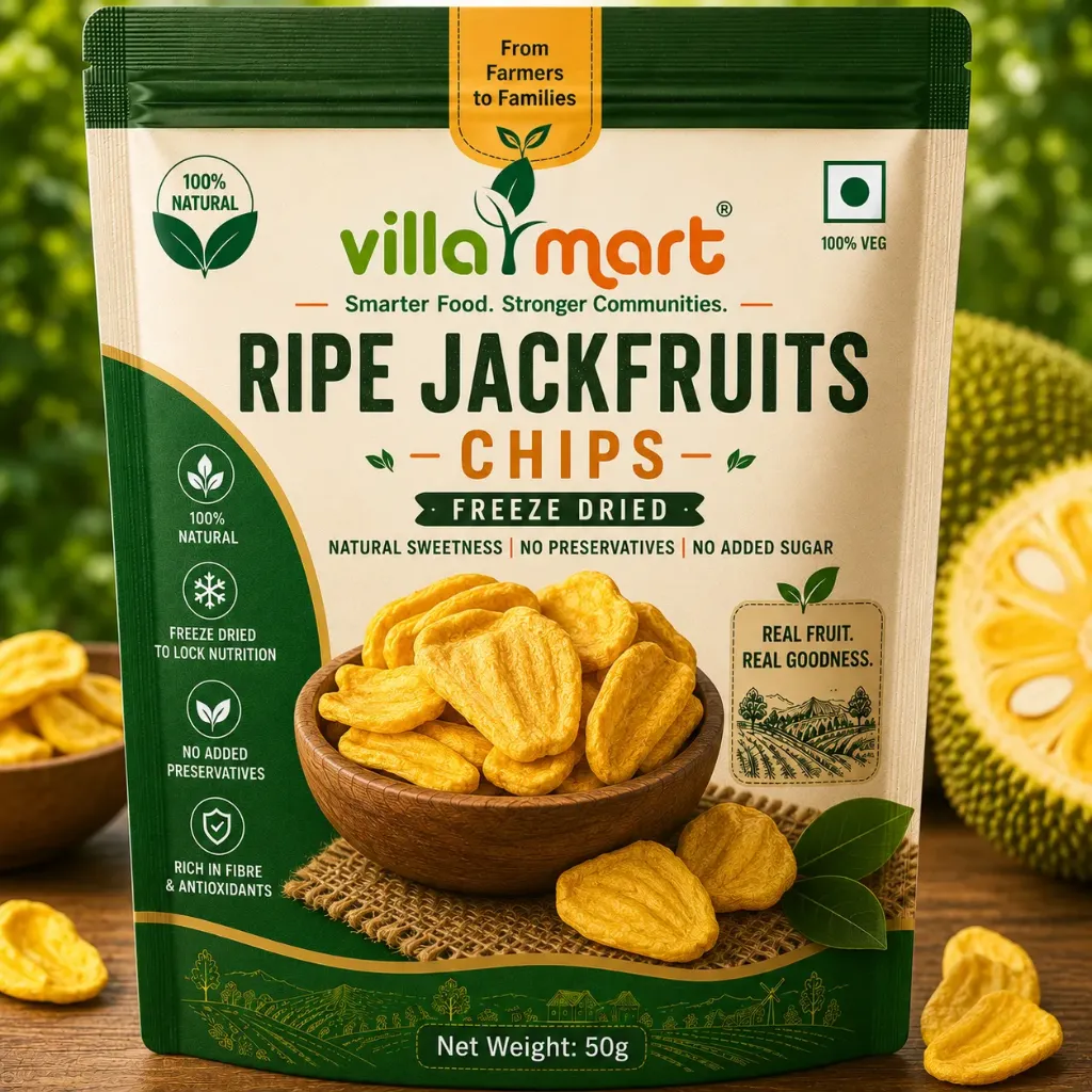 Ripe Jackfruits Chips (Freeze Dried)