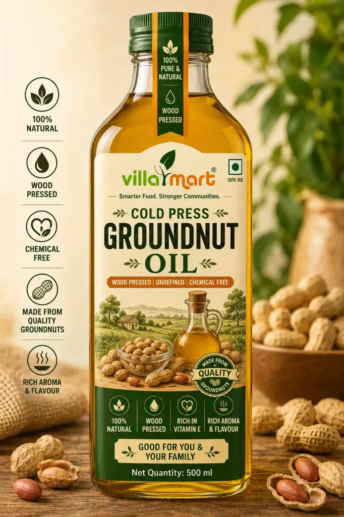 Cold press Groundnut Oil 500ml