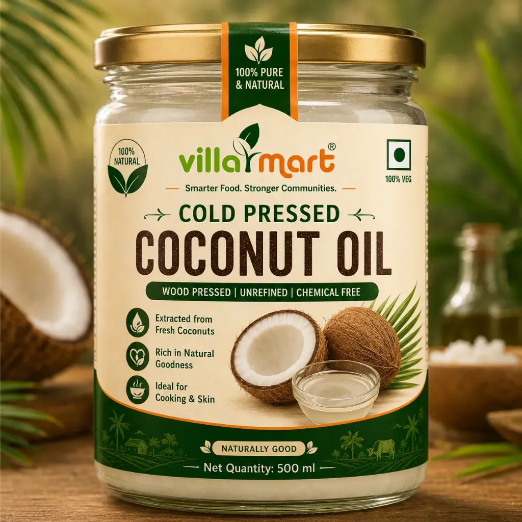 Cold Press Coconut Oil 500ml